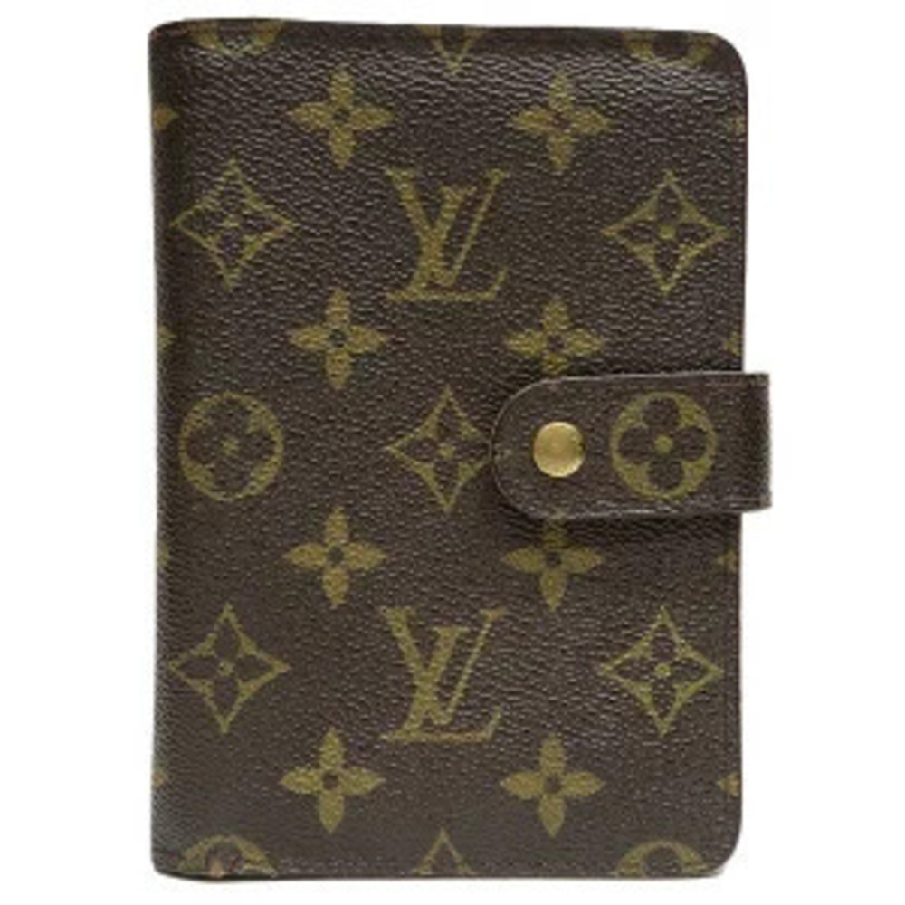 Louis Vuitton Monogram Portefeuille Papier Zip Round Zipper Bi fold Wallet